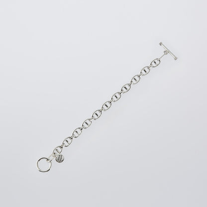 Anchor Link Bracelet -10mm- #SILVER [XOB102]