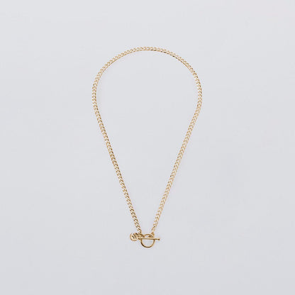 Flat Link Necklace 60cm #GOLD [XON013AG]