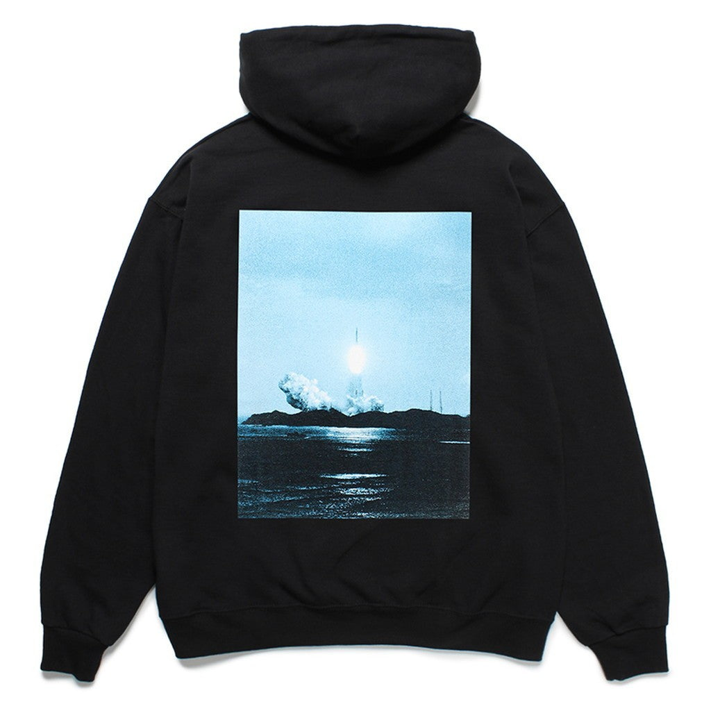 JIRO KONAMI | PULLOVER HOODED SWEAT SHIRT - TYPE 2 - #BLACK
