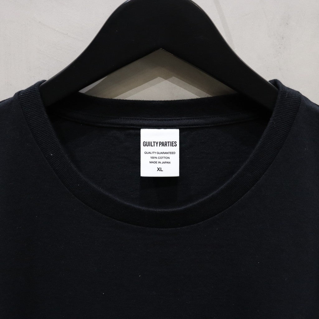 WASHED HEAVY WEIGHT CREW NECK T-SHIRT -TYPE 3- #BLACK [24SS-WMT-WT03]