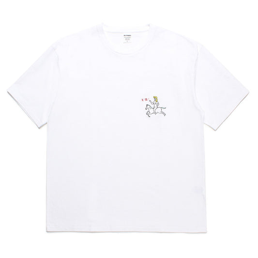 WASHED HEAVY WEIGHT CREW NECK T-SHIRT -TYPE 2- #WHITE [24SSE-WMT-WT02]