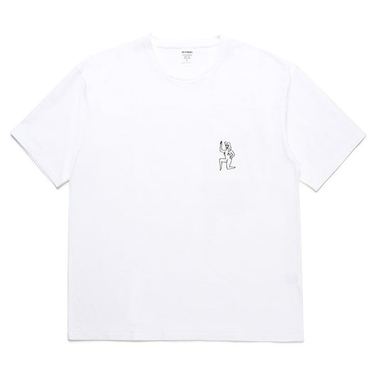 WASHED HEAVY WEIGHT CREW NECK T-SHIRT -TYPE 3- #WHITE [24SSE-WMT-WT03]