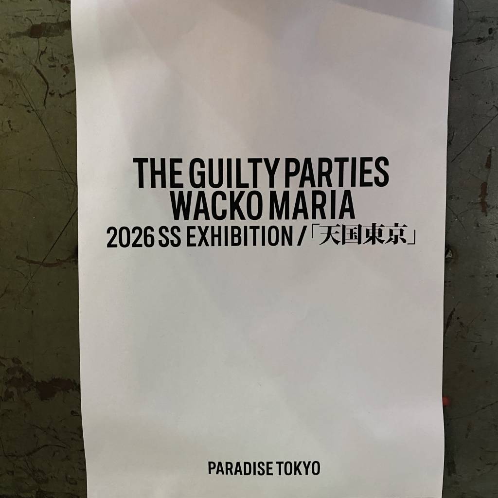 WACKO MARIA | 2026SS 受注説明会 (11月1日(土) - 11月9日(日))