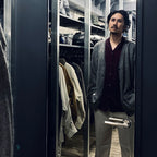 MOHAIR CARDIGAN -TYPE 1- #GRAY [23FW-WMK-KN07]