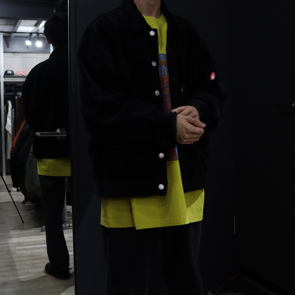 CORD TRUCKER JACKET #BLACK [CES24JK19]