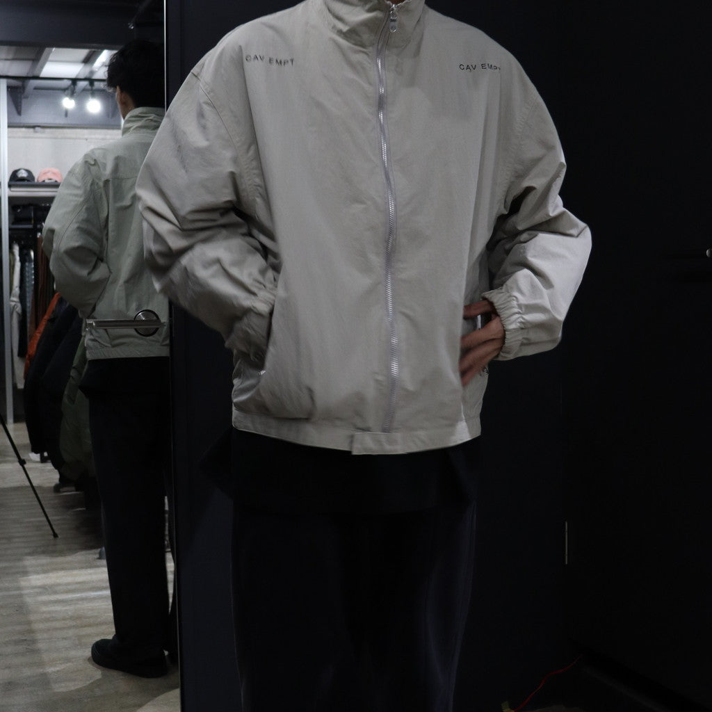 STAND COLLAR NYLON ZIP JACKET #BEIGE [CES24JK14]