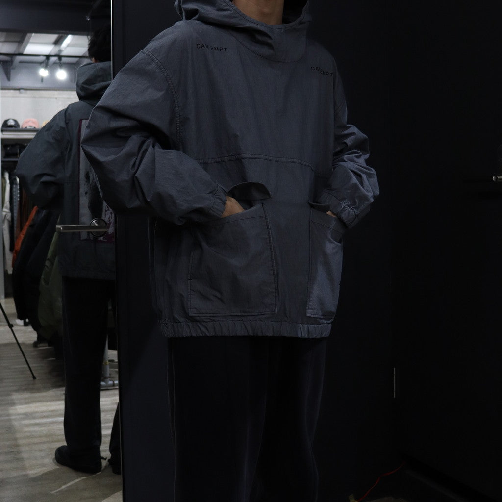 套染 CN 套頭連帽衫 #灰色 [CES24JK23]