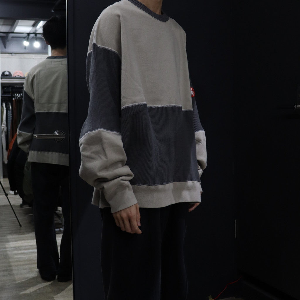 WIDE RIB CUT CREW NECK 2 #GRAY [CES24CS15]