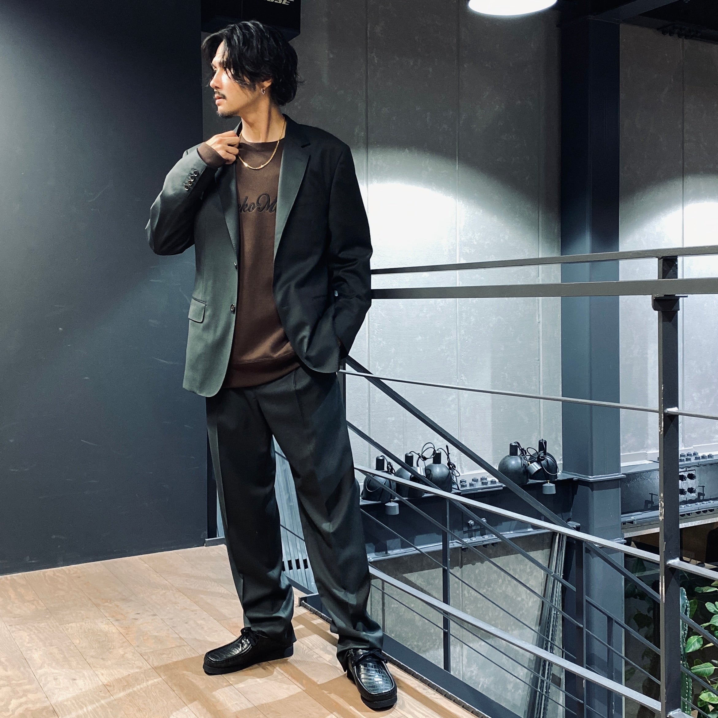 SINGLE BREASTED JACKET -TYPE 4- #D-KHAKI [23FW-WMO-SU04