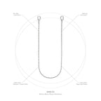 "WNK-03" Athos 基本款繩項鍊 #鋅合金 [GOOPI-25SS-MAY-02]