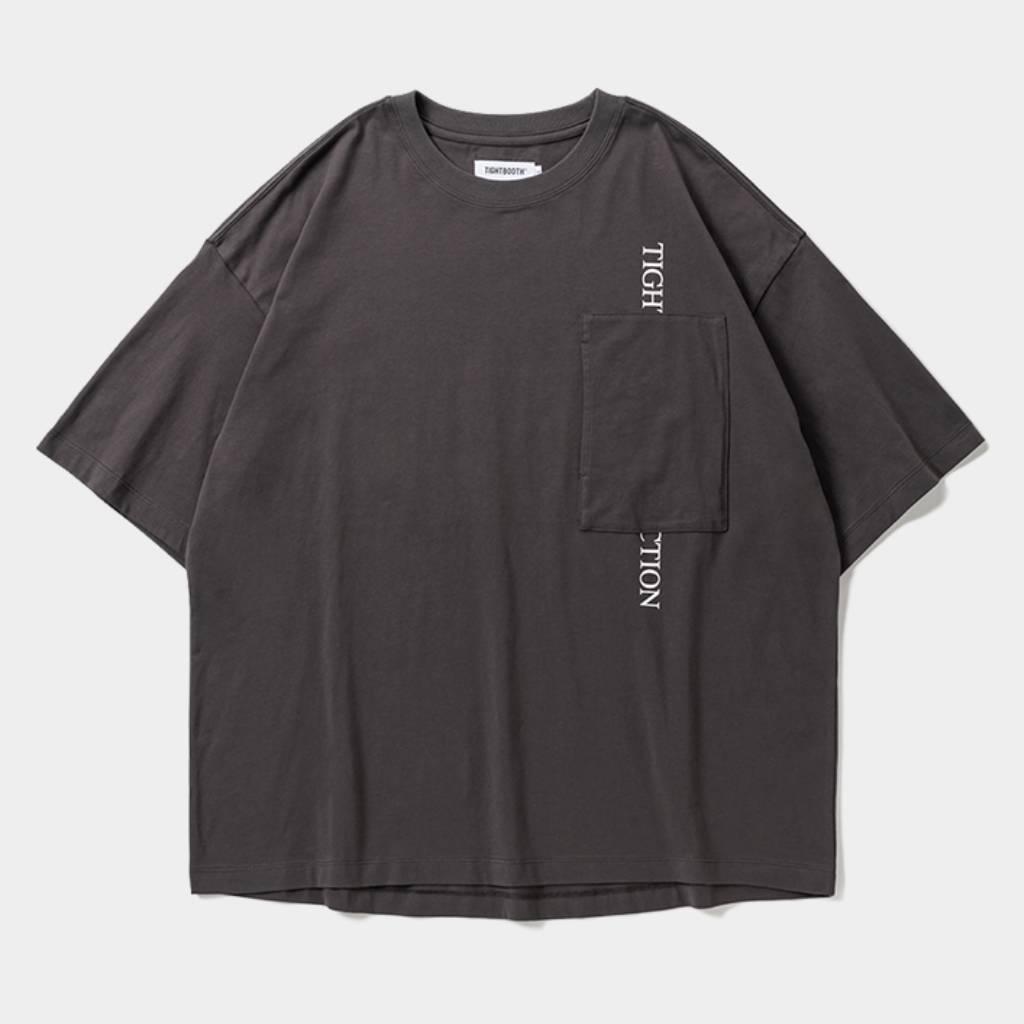 STRAIGHT UP S/S T-SHIRT #Charcoal [SS26-T04]