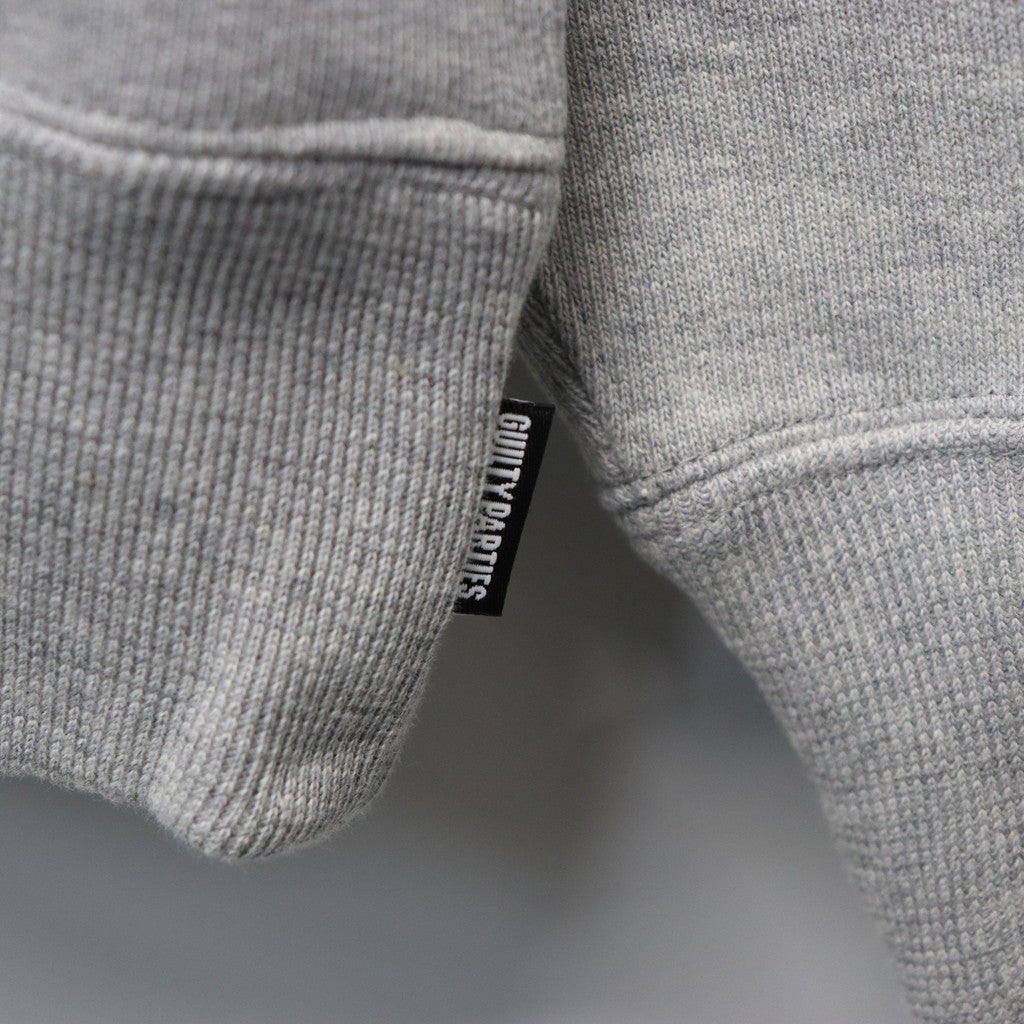 DEATH ROW RECORDS | HEAVY WEIGHT CREW NECK SWEAT SHIRT #GRAY [DEATHROW-WM-SS06]