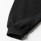 WAFFLE CREW KNIT #Black [SS26-SW03]