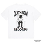 DEATH ROW RECORDS | WASHED HEAVY WEIGHT CREW NECK T-SHIRT #WHITE [DEATHROW-WM-WT02]