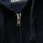 HEAVY WEIGHT FULL ZIP HOODED SWEAT SHIRT ( TYPE-2 ) #NAVY [24FW-WMC-SS02]