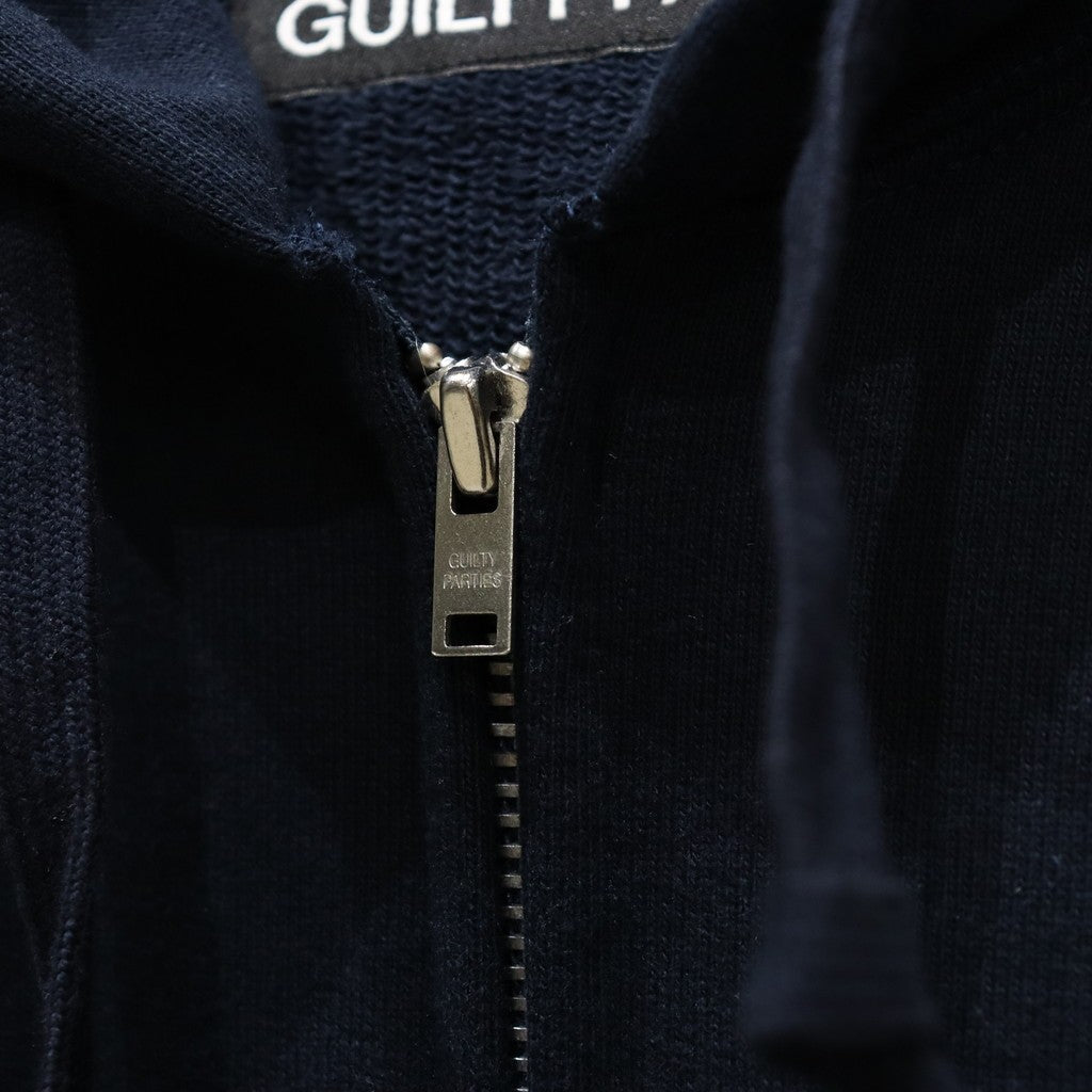 HEAVY WEIGHT FULL ZIP HOODED SWEAT SHIRT ( TYPE-2 ) #NAVY [24FW-WMC-SS02]