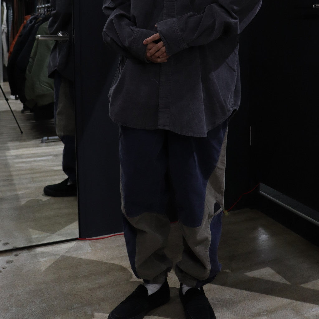 SOLID SEAM CORD BEACH PANTS #CHARCOAL [CES24PT19]