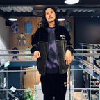 天鵝絨運動外套#黑色 [23FW-WMO-TJ02]