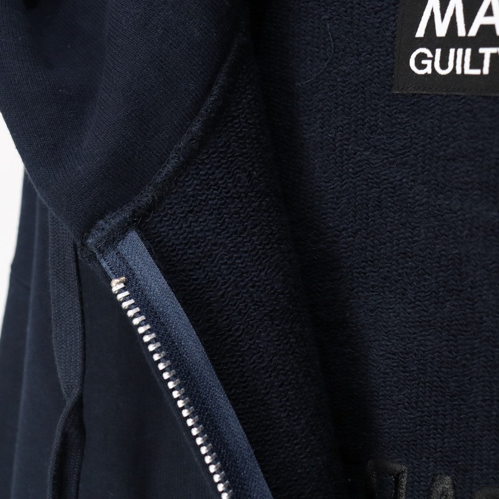 HEAVY WEIGHT FULL ZIP HOODED SWEAT SHIRT #NAVY [25SSE-WMC-SS01]