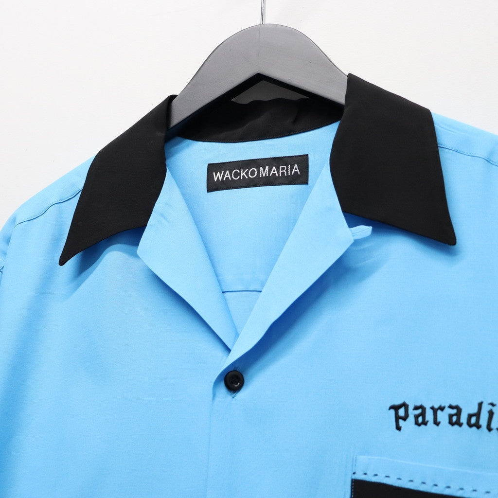 SWITCHING SHIRT S/S ( TYPE-2 ) #BLUE [26SS-WMS-OC08]