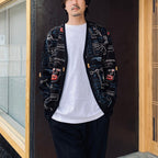 JEAN-MICHEL BASQUIAT | CARDIGAN ( TYPE-1 ) #ONE [BASQUIAT-WM-KN14]