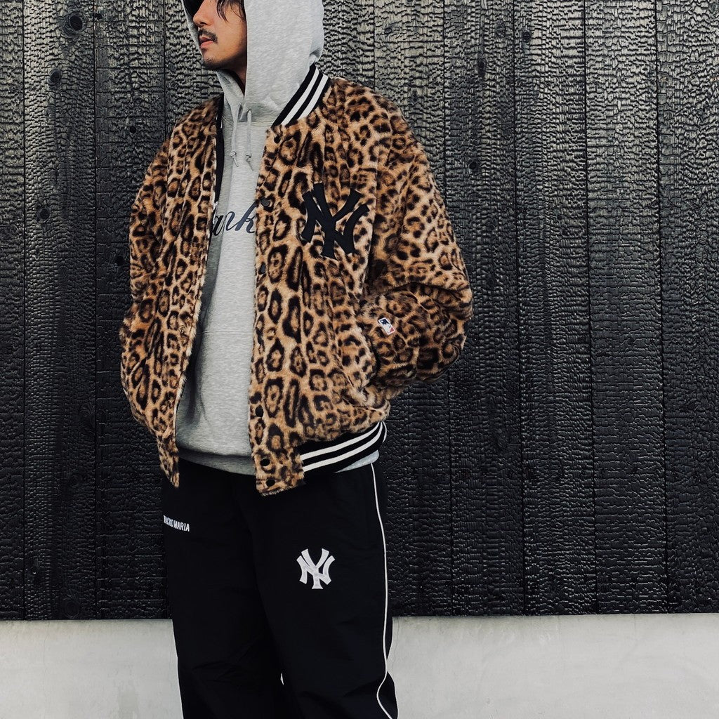 MLB | NY | REVERSIBLE VARSITY JACKET ( TYPE-1 ) #BLACK-BEIGE [MLB-WM-BL01]