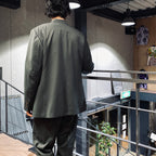 SINGLE BREASTED JACKET -TYPE 4- #D-KHAKI [23FW-WMO-SU04]