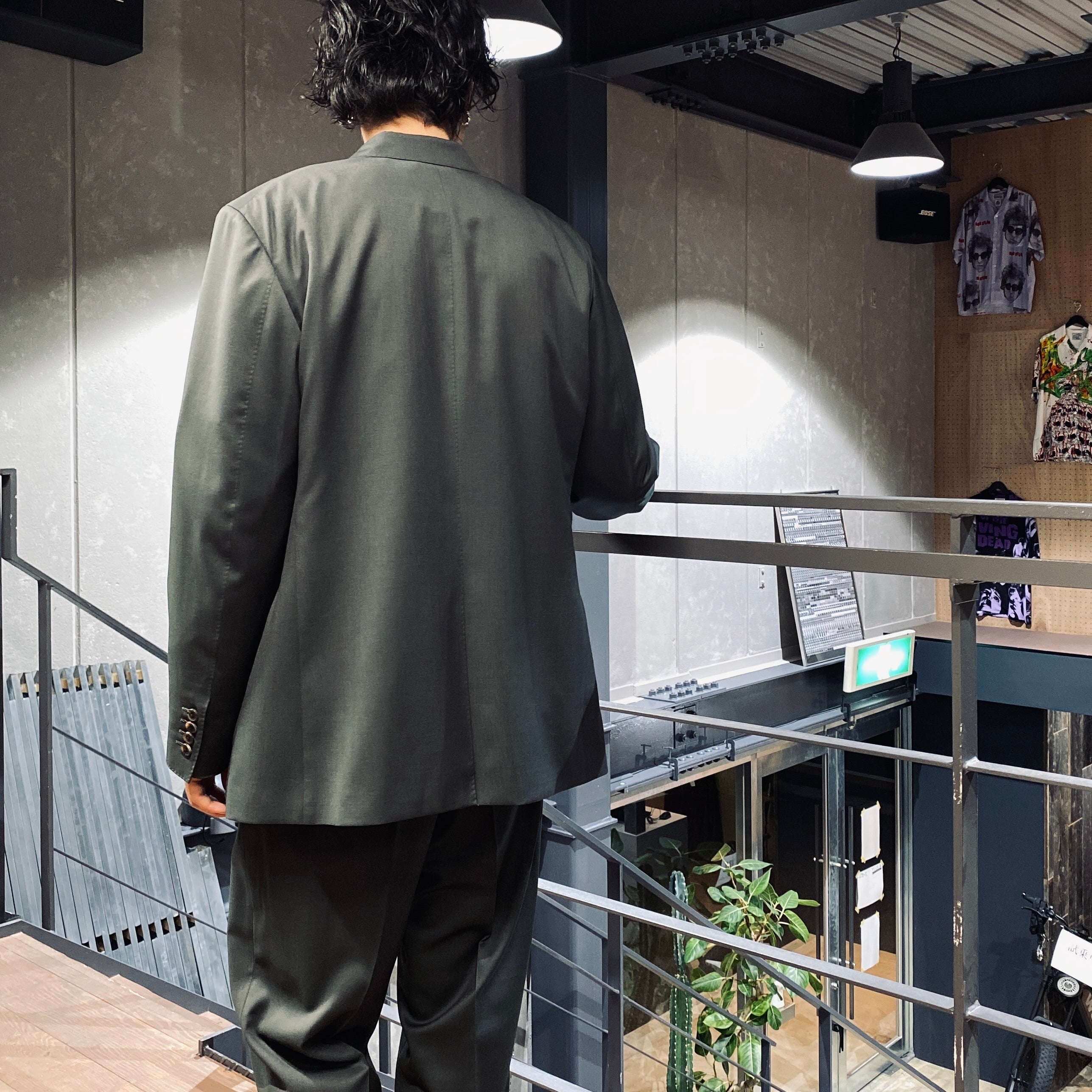 SINGLE BREASTED JACKET -TYPE 4- #D-KHAKI [23FW-WMO-SU04]