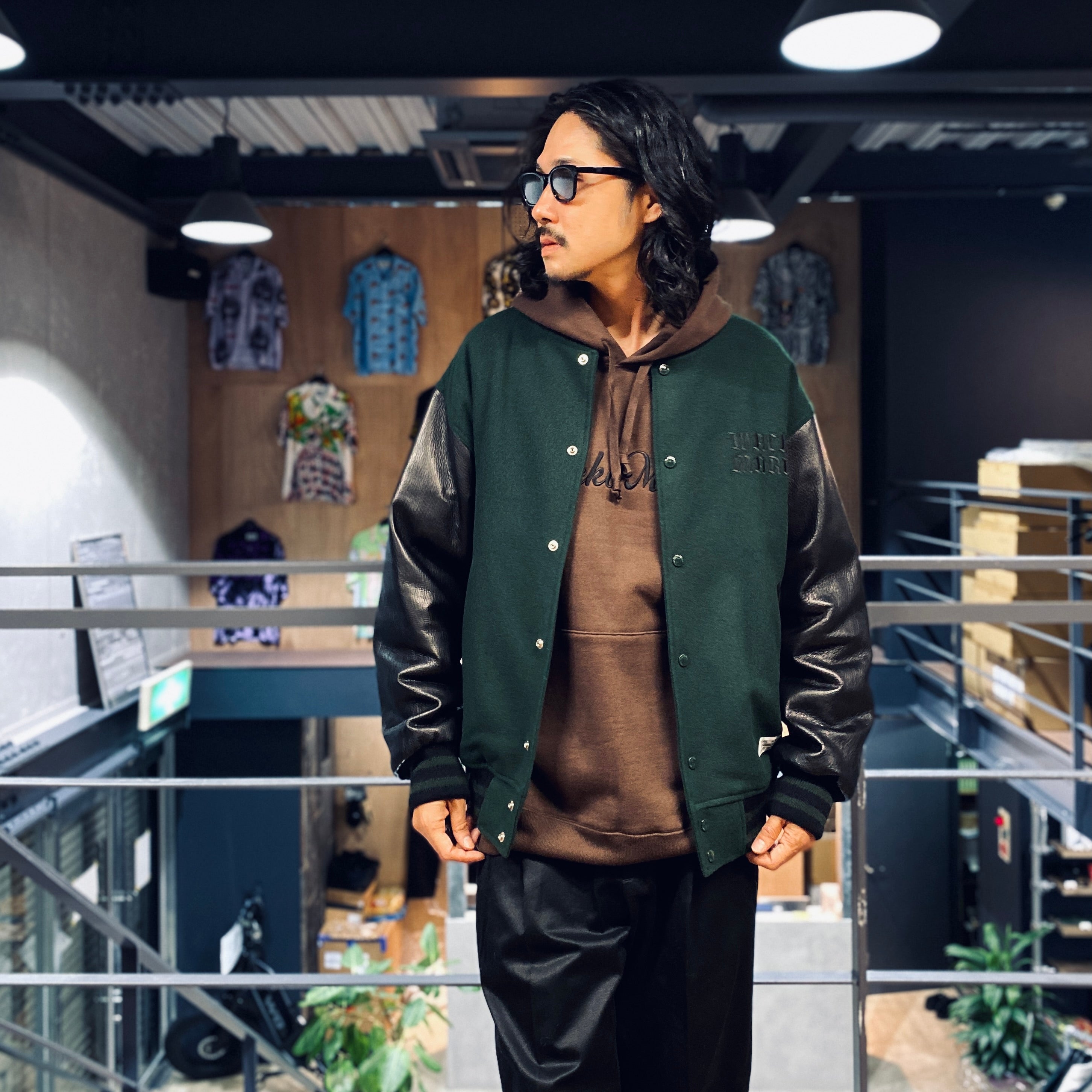 HEAVY WEIGHT PULLOVER HOODED SWEAT SHIRT -TYPE 1- #BROWN [23FW-WMC-SS01]