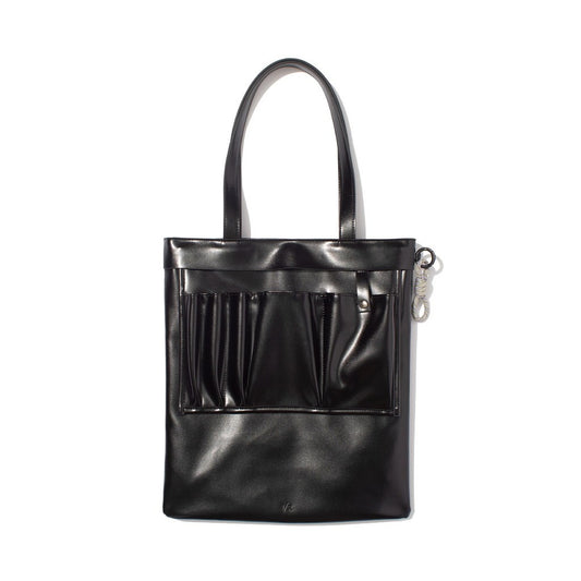 TECH LEATHER TRANSEFORM TOTE #BLACK [FLE32251B0003]