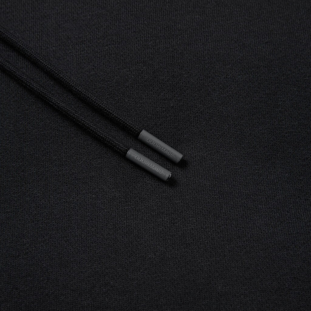 G7-H3 "Mantle" Double-Layer Hoodie #BLACK [GOOPI-23AW-JAN-03]