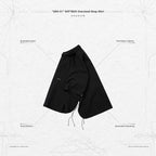 「GNV-S1」 SOFTBOX Oversized Strap Shirt #SHADOW [GOOPI-24SS-APR-03]