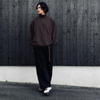 EVD1 Half Zip Polo Shirt #Brown [GOOPI-26AW-SEP-02]