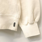 WASHED MIDDLE WEIGHT CREW NECK SWEAT SHIRT #IVORY [26SSE-WMC-SS03]