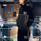 天鵝絨運動外套#黑色 [23FW-WMO-TJ02]