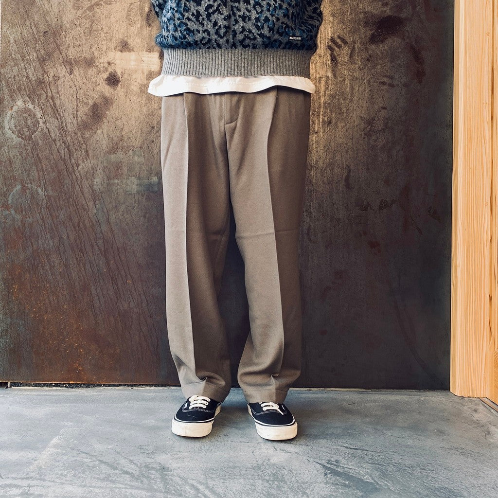 DOUBLE PLEATED CHINO TROUSERS ( TYPE-2 ) #GRAY [25FW-WMP-PT02