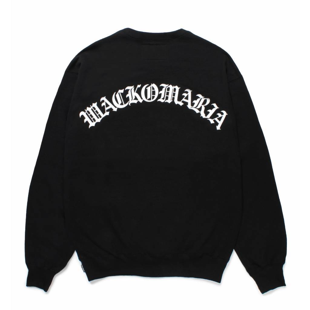 HEAVY WEIGHT CREW NECK SWEAT SHIRT (TYPE-4) #BLACK [25SS-WMC-SS12]