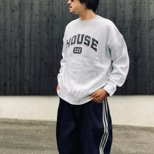 IS-NESS | SWEATSHIRT_HOUSE #ASH GRAY [CCC-263C007]
