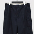 DOUBLE PLEATED CHINO TROUSERS #NAVY [25SS-WMP-PT13]