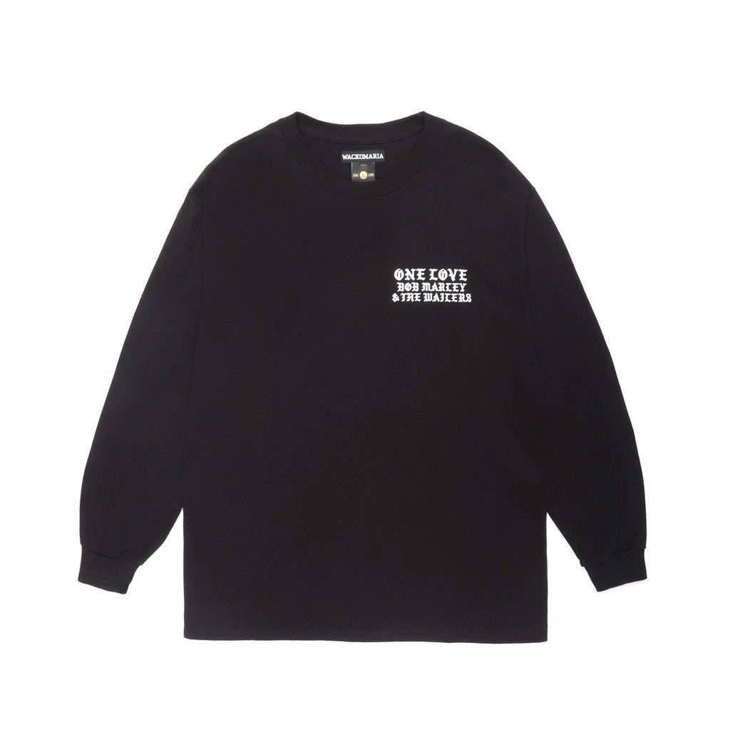 BOB MARLEY | CREW NECK LONG SLEEVE T-SHIRT ( TYPE-1 ) #BLACK [BOBMARLEY-WM-LT03]