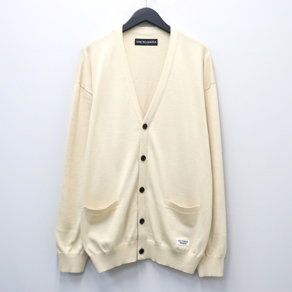 COTTON KNIT CARDIGAN ( TYPE-1 ) #IVORY [26FWE-WMK-KN03]