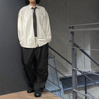 「MA-GSR」模式 Architekt GM 格紋領帶 #BK [GOOPI-24AW-SEP-02]