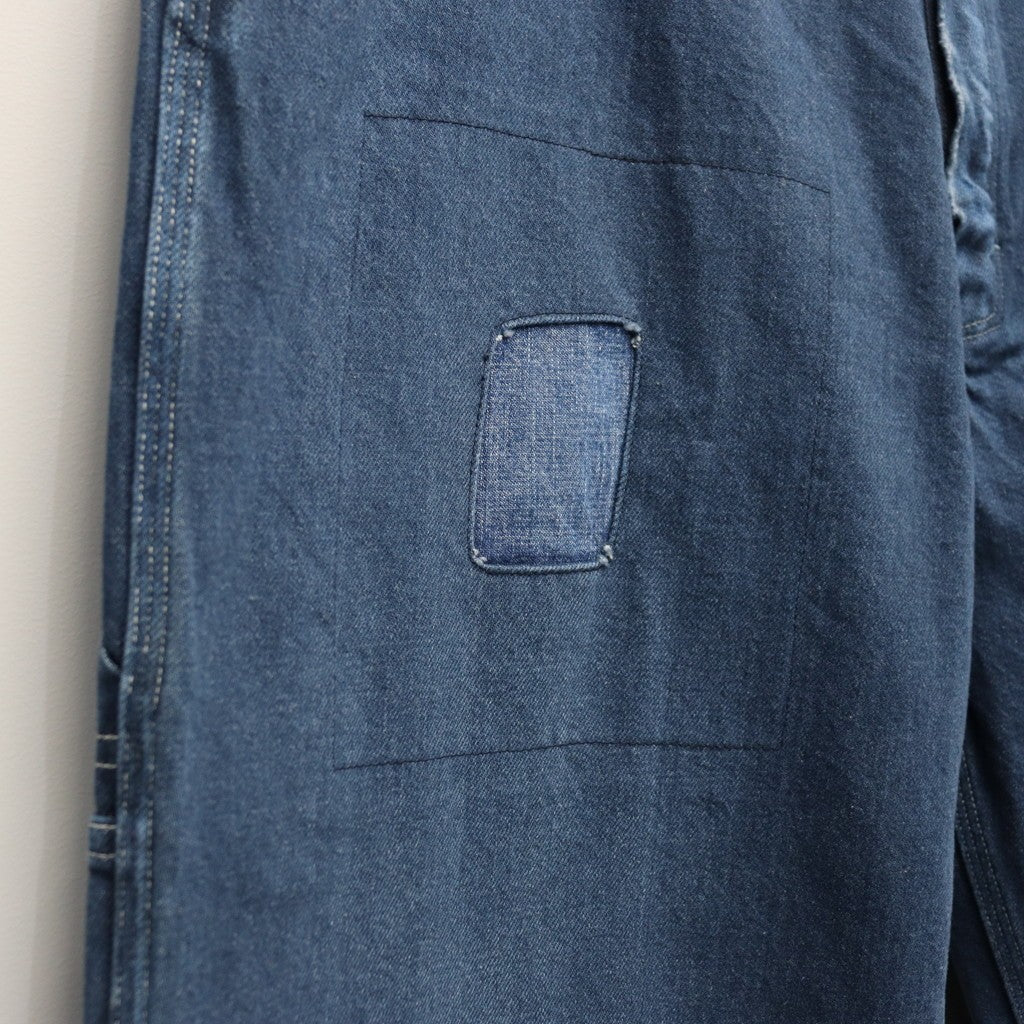 REPAIRED INDIGO PAINTER PANTS #AGED INDIGO [BW252-RIPP]
