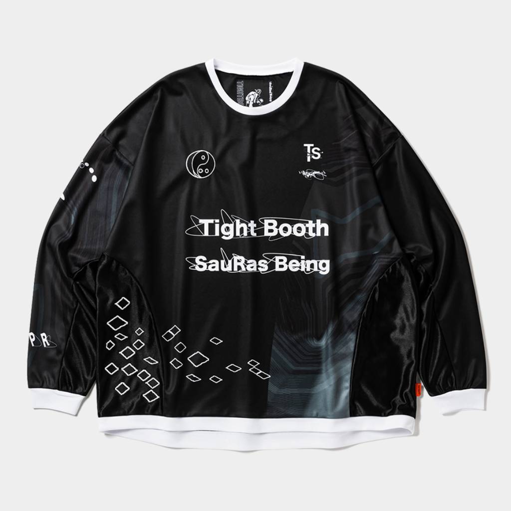 SauRas Being | L/S SOCCER JERSEY #Black [SS25-SRB03]