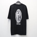 WASHED HEAVY WEIGHT CREW NECK T-SHIRT ( TYPE-1 ) #BLACK/WHITE [26FWE-WMT-WT01]