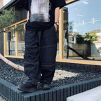 DENIM BALLOON PANTS #Black [SS26-B05]
