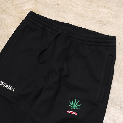 HIGHTIMES | HEAVY WEIGHT SWEAT PANTS #BLACK [HIGHTIMES-WM-SP04]