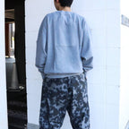 OVERDYE PANEL SHOULDER CREW NECK #GREY [CES30CS10]