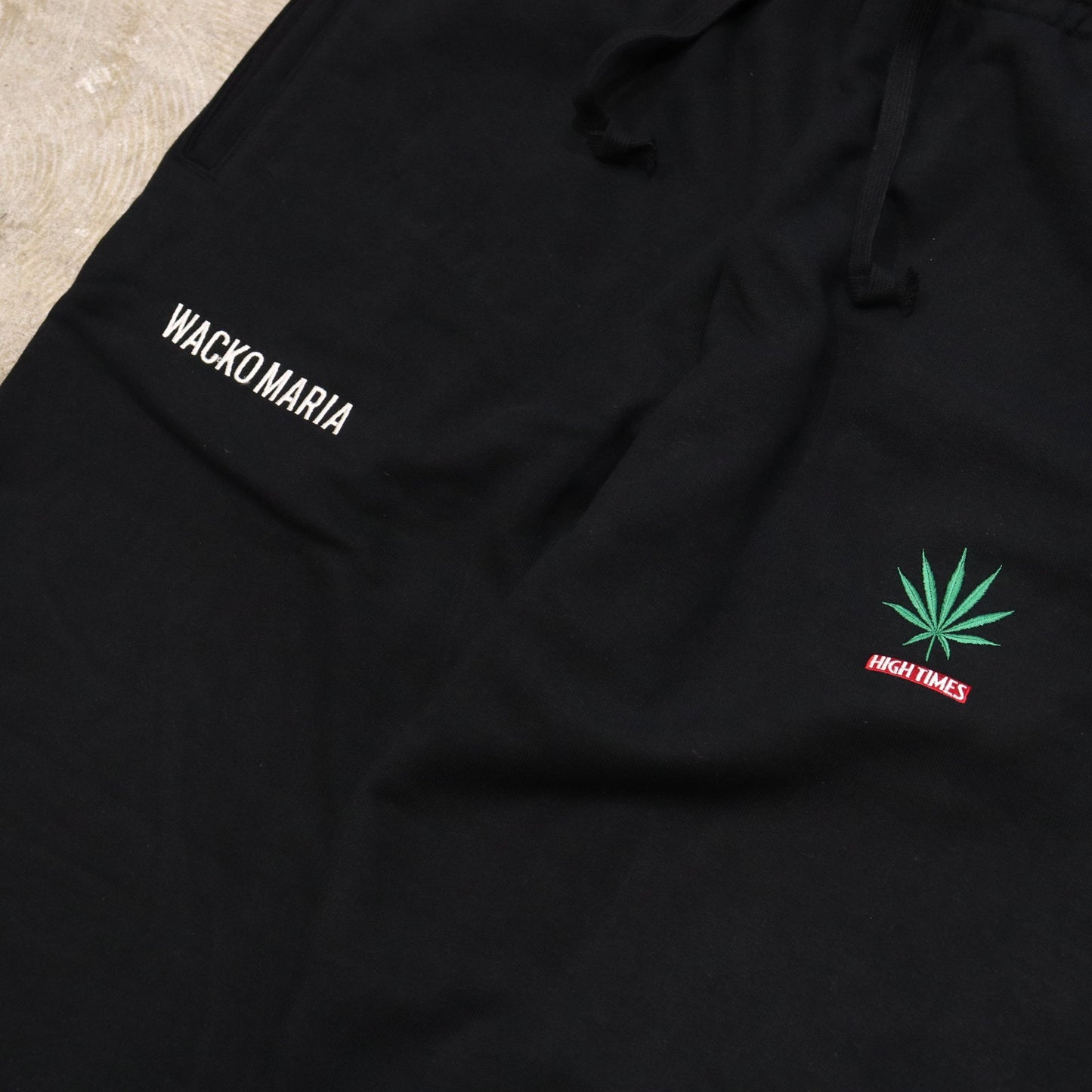 HIGHTIMES | HEAVY WEIGHT SWEAT PANTS #BLACK [HIGHTIMES-WM-SP04]