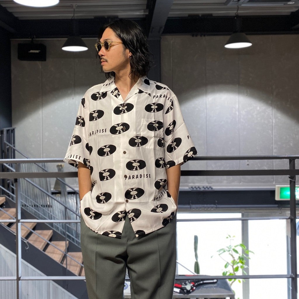 HAWAIIAN SHIRT S/S -TYPE 4- #WHITE [24SS-WMS-HI04]